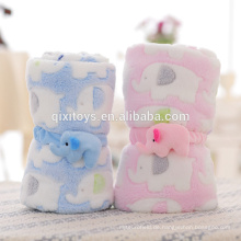 Professionelles angepasst gute Qualität lustige Plüsch Decke Baby Spielzeug mit Elefanten Design